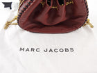 Marc Jacobs Red Croc Embossed Leather Sway Chain Bucket Bag