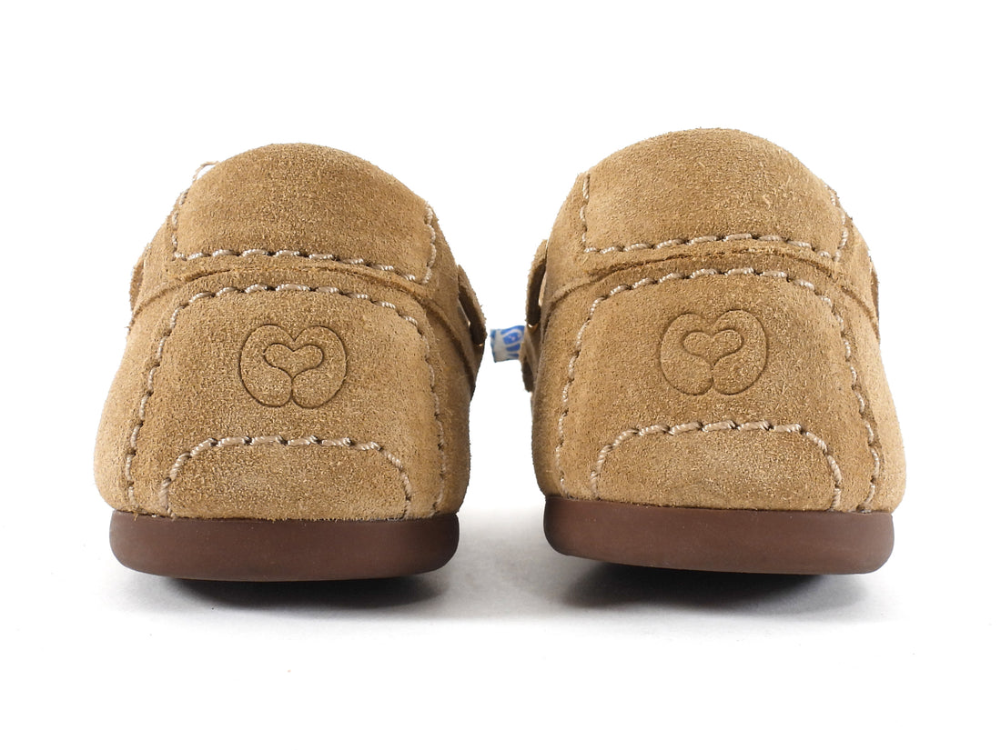 Maje Brown Suede Bandana Charm Detail Boat Shoe Loafers - 37
