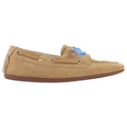 Maje Brown Suede Bandana Charm Detail Boat Shoe Loafers - 37