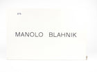 Manolo Blahnik Black and White Check and Leather Faggio Cap Toe Pumps - 40.5