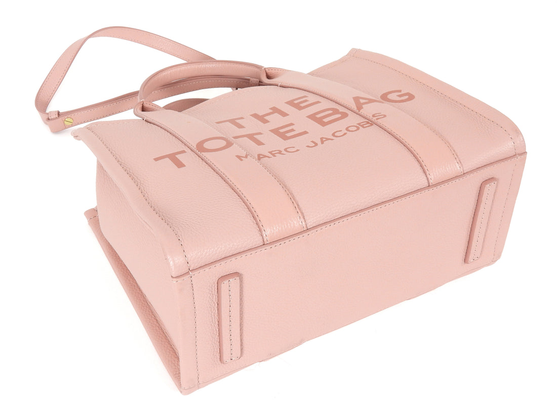 Marc Jacobs Rose The Leather Medium Tote Bag