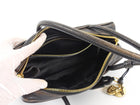Miu Miu Brown Distressed Nappa Leather Beau Bag