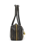 Miu Miu Brown Distressed Nappa Leather Beau Bag