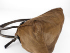 Miu Miu Vintage 2000s Brown Pony Hair Leather Tote Bag