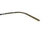 Miu Miu Black Gold Logo Temple Wire Frame Sunglasses SMU53W