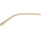 Miu Miu Black Gold Logo Temple Wire Frame Sunglasses SMU53W