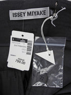 Issey Miyake Black Wool Blend Structured High Straight Trouser Pants - 3 / L