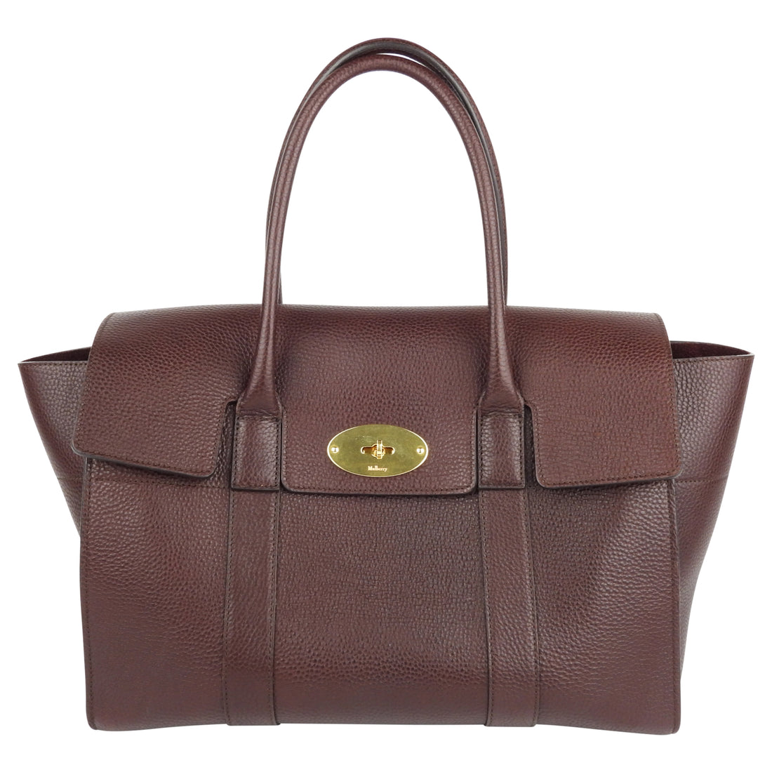 Women Pre-Owned Authenticated Mulberry Bayswater Backpack Calf Leather  Brown 