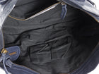 Balenciaga Navy Blue Lambskin Moto Classic City Bag