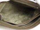 Phoebe Philo Dark Olive Green Small Gig Suede Shoulder Bag
