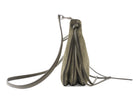 Phoebe Philo Dark Olive Green Small Gig Suede Shoulder Bag
