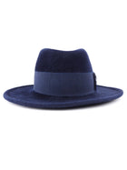 Philip Treacy Navy Blue Wool Felt Bucket Hat DW442