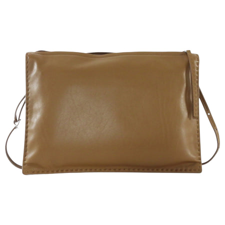 Phoebe Philo Tan Brown Glove Leather Pochette Shoulder Bag