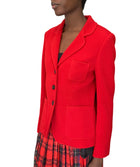 Gucci 2024 Red Wool Tailored Jacket - 42 / US 6