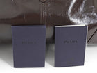 Prada Brown Medium Leather Bonnie Shoulder Bag Medium