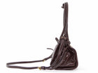 Prada Brown Medium Leather Bonnie Shoulder Bag Medium