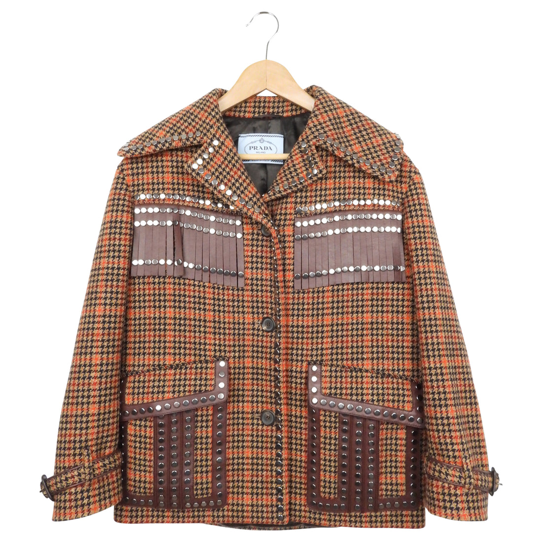 Prada hot sale tweed jacket