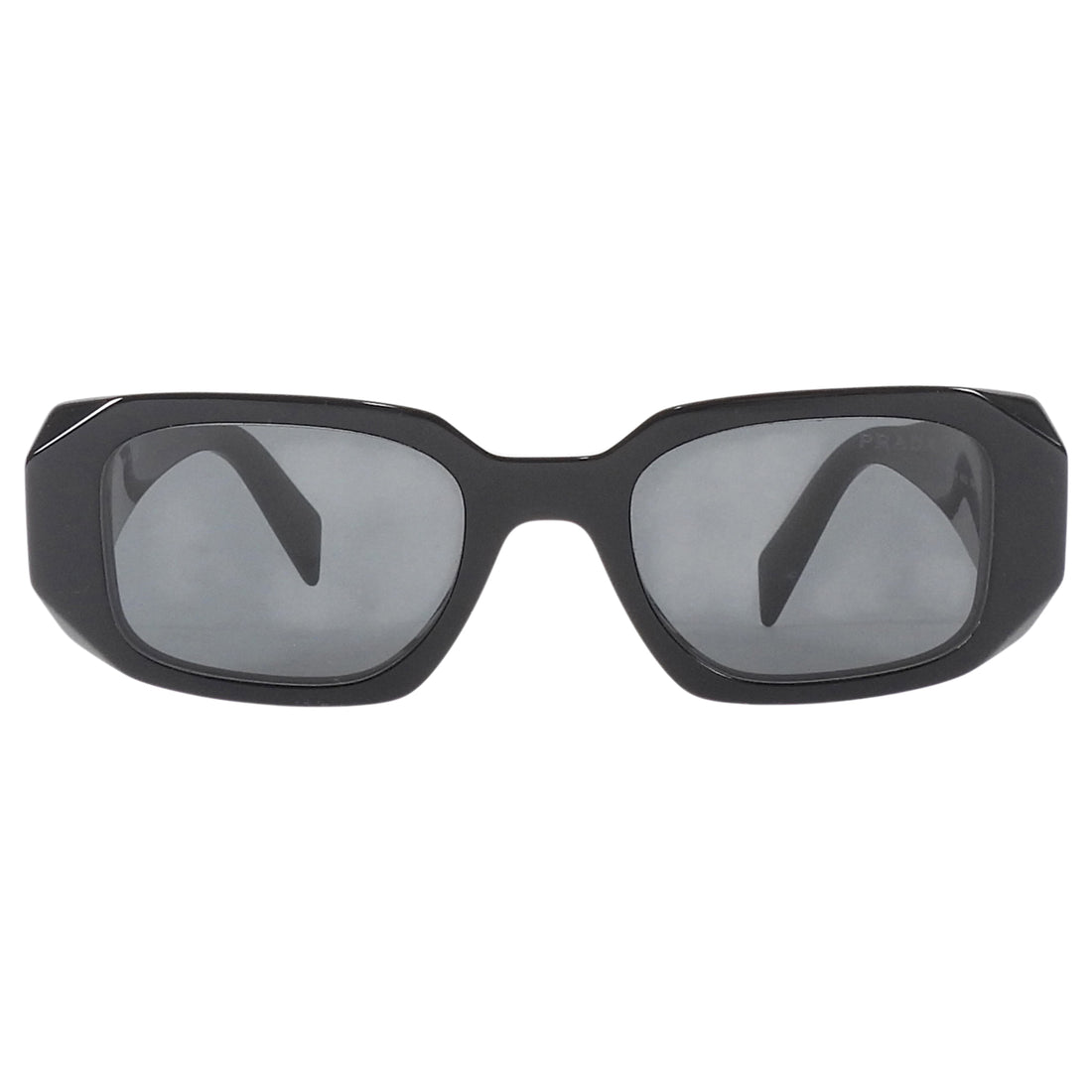Prada Black Acetate Symbole Sunglasses SPR 17W