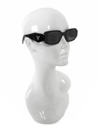 Prada Black Acetate Symbole Sunglasses SPR 17W