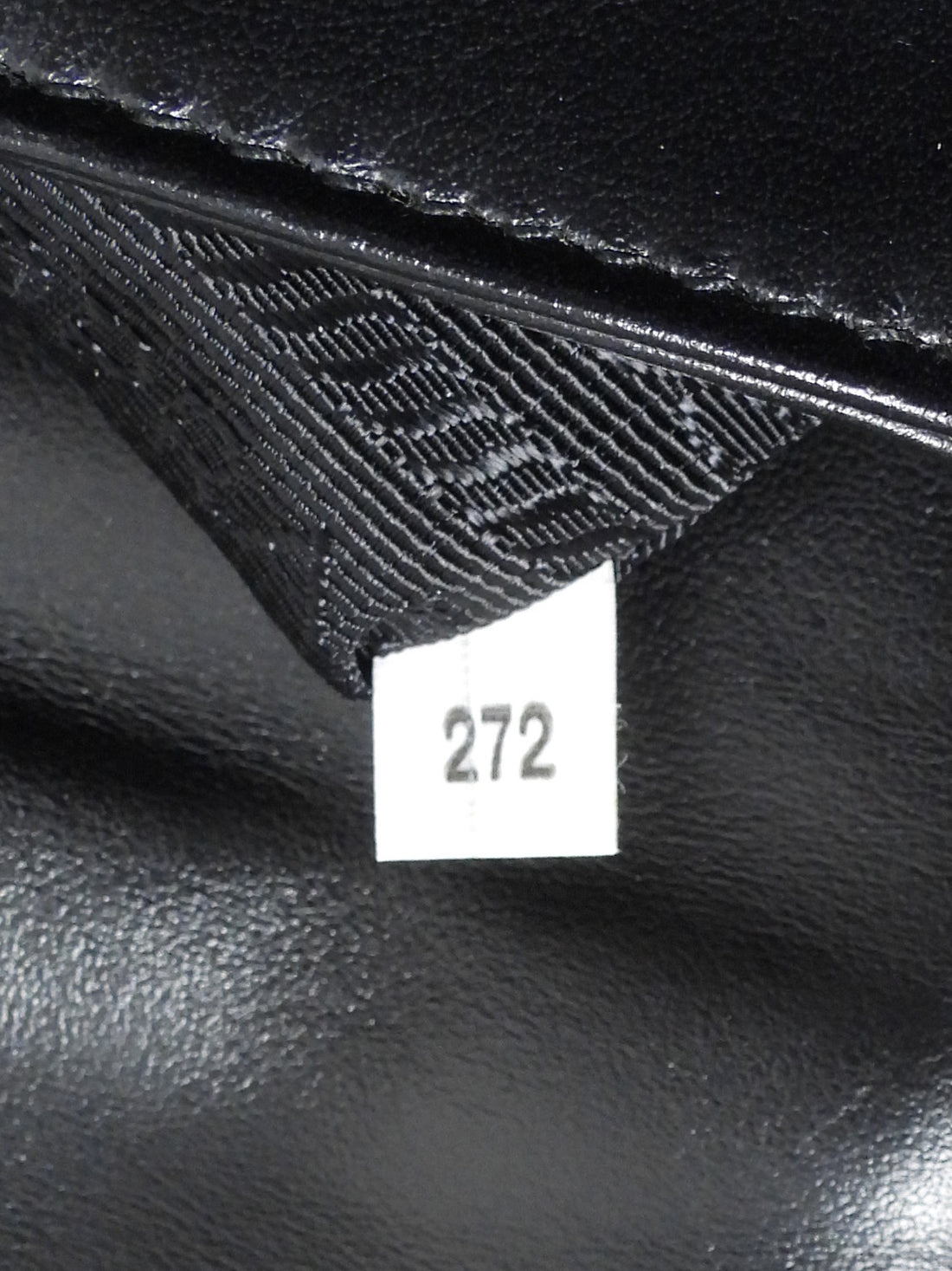Prada Black Saffiano Leather and Nylon Tessuto Small Chain Bag
