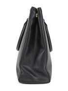 Prada Black Saffiano Leather Top Handle Tote Bag