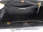 Prada Black Saffiano Leather Top Handle Tote Bag