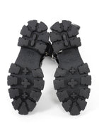 Prada Black Patent Over The Knee Flat Monolith Boots - 37