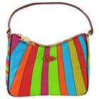 Emilio Pucci Yummy Stripe Print Nylon Hobo Shoulder Bag
