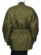 Ronny Kobo Army Green Nylon Elastic Waist Norell Bomber Jacket - S