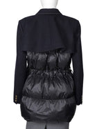 Sacai Navy Wool Melton Nylon Puffer Combo Jacket - JP 3 / L