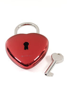 Saint Laurent Heart Padlock and Key Charm