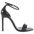 Saint Laurent Amber 105 Black Leather Sandals - 37