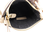 See by Chloe Khaki Grey Mixed Leather Mini Joan Two Way Shoulder Bag