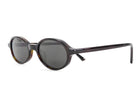 Shevoke Brown Rowa Dark Tortoise Oval Sunglasses