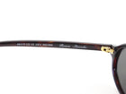 Shevoke Brown Rowa Dark Tortoise Oval Sunglasses