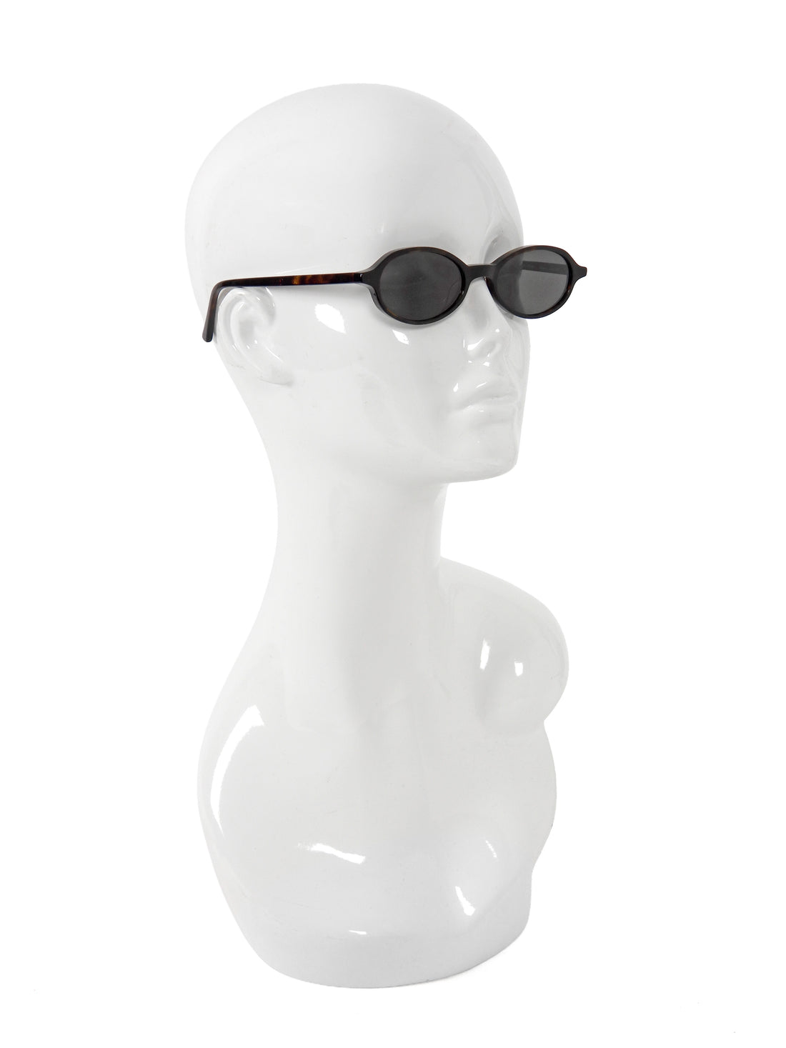 Shevoke Brown Rowa Dark Tortoise Oval Sunglasses
