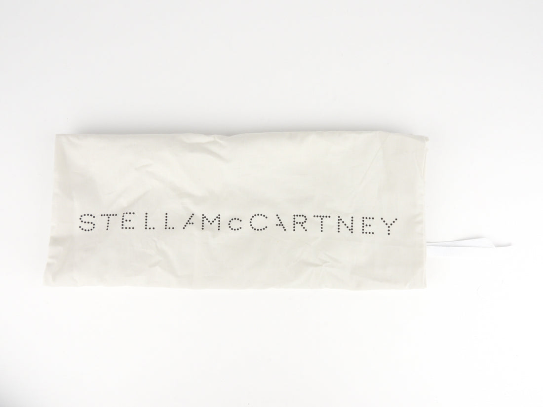 Stella McCartney Autumn '22 Black Vegan Elyse Star Studs Platform Lace Up Shoes - 37.5