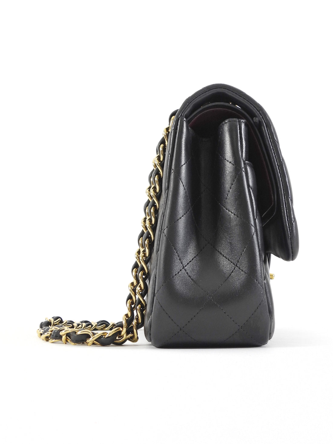 Chanel Black Chanel Classic Lambskin Jumbo Double Flap Bag GHW