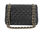 Chanel Black Chanel Classic Lambskin Jumbo Double Flap Bag GHW