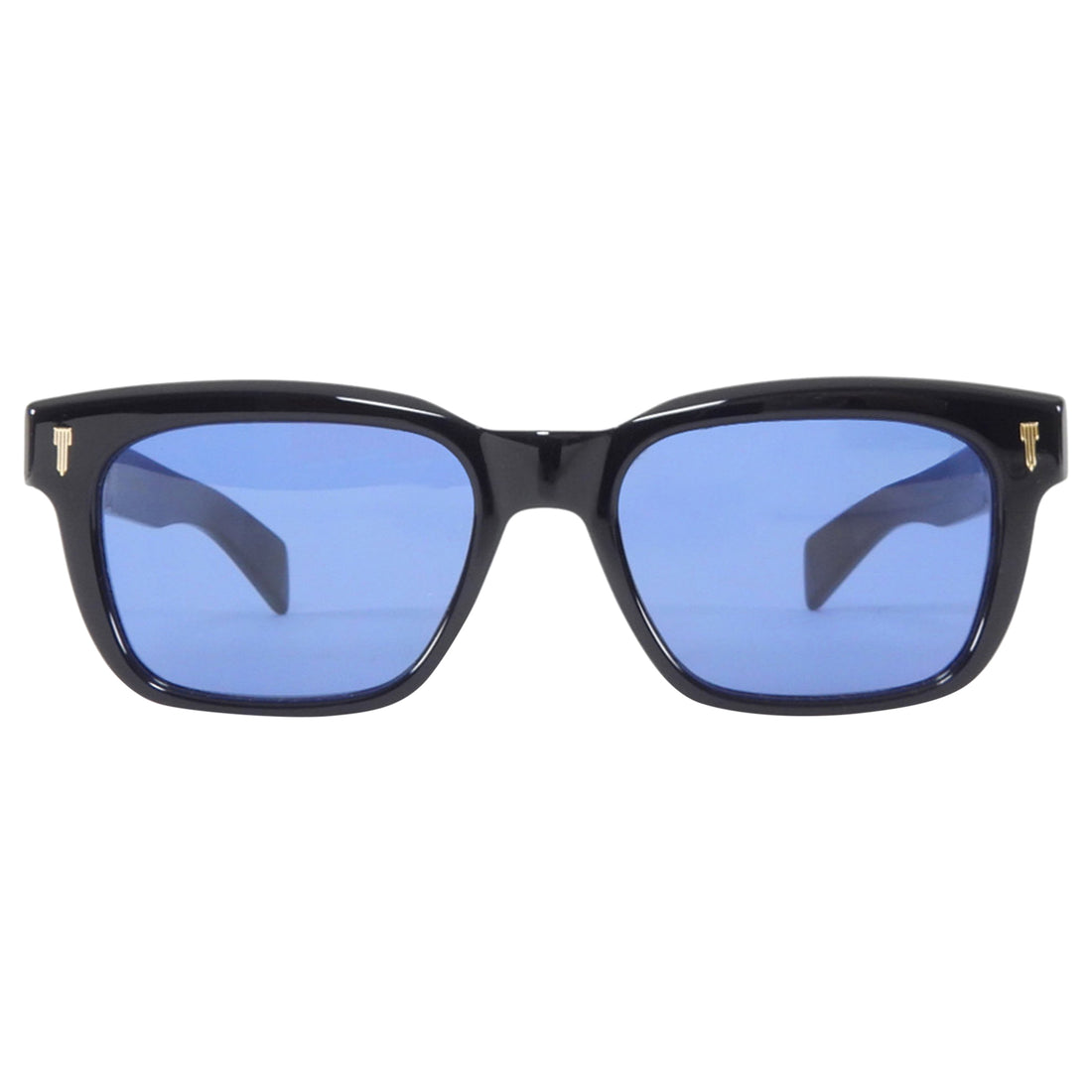 Tejesta Comanche Black Rectangular Acetate Sunglasses