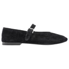 The Row Boheme Black Suede Mary Jane Flat Shoes - 36.5