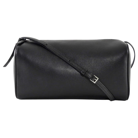 The Row Black Lambskin Leather 90's Leather Shoulder Bag Mini 21cm