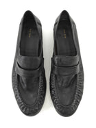 The Row Black Soft Leather Loafers 36.5
