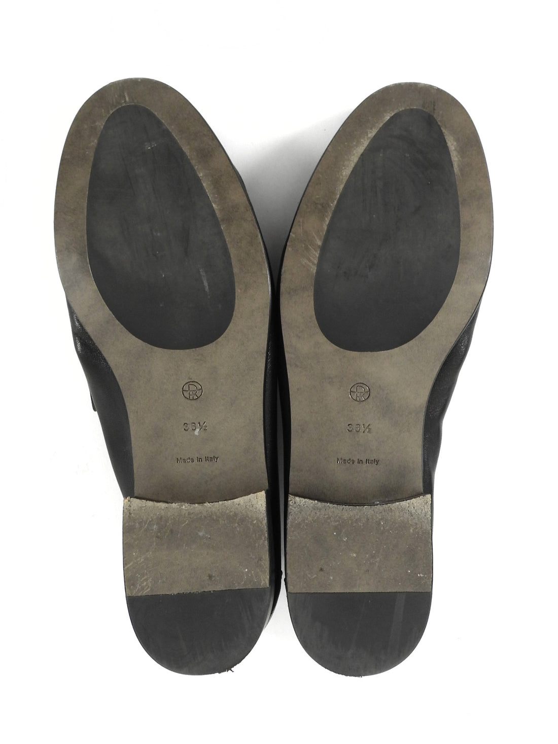 The Row Black Soft Leather Loafers 36.5