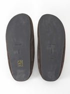 The Row Hudson Dark Brown Suede Shearling Slipper Shoes - 37.5 (fits like 7)