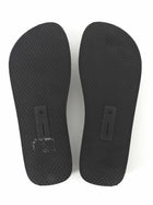 The Row Black Grosgrain Thong Rubber Platform Dune Sandals - 36