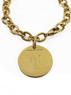 Tiffany & Co. Yellow Gold 18k Yellow Gold Round Circle Tag Bracelet - 6