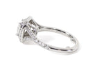 Tiffany & Co. Platinum Cushion Cut Brilliant Soleste Double Halo Engagement Ring - 4.75 / 15.5