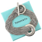 Tiffany & Co. Silver Sterling Silver Multi Strand Toggle Bracelet - 6.5
