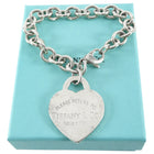 Tiffany & Co. Extra Large Heart Tag Sterling Silver Link Bracelet